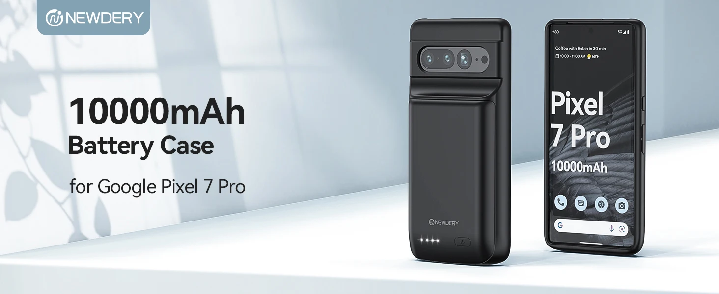 外部バッテリー充電ケース,Google Pixel 7pro用の強力なバッテリー充電