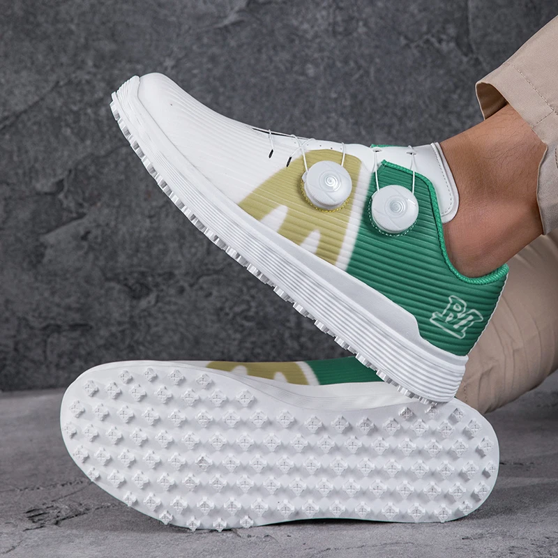 Professional Golf Shoes for Men Luxury Brand Gym Sneakers Men Quick Lacing  Golf Training Shoe Man Anti Slip Outdoor Sports Shoe