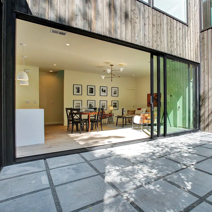 Factory Manufactured Multiple Sizes Available Sliding Door Affordable Manual Glass Doors Easy To Install Finished Sliding Doors