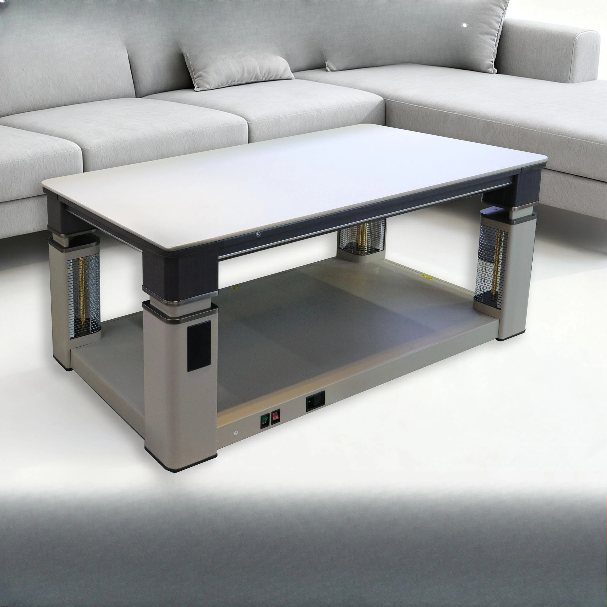 

Tianhui new rectangular voice heating coffee table living room can lift electric heater mobile electric heating table