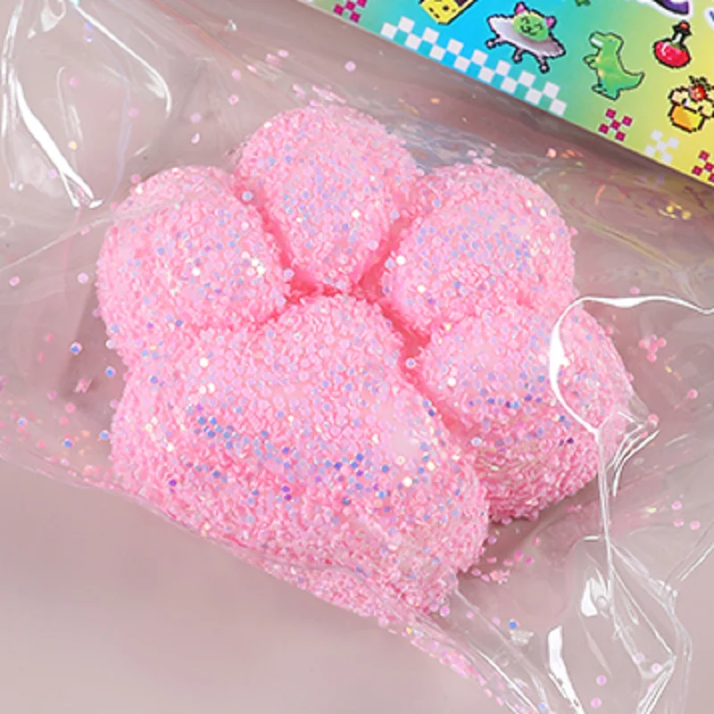 Cat Paw Squishy Anti-Stress Foot Squishy Toy Taba Squishy Kedi Patisi Squishy Soft Jelly Feel Squishy Table Anxiety Relief Gift
