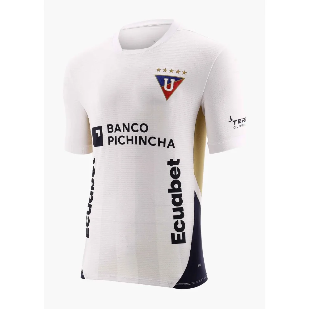 LDU Quito 25-26 Home and Away قمصان كرة القدم تي شيرت ثلاثية الأبعاد مطبوعة قصيرة الأكمام تي شيرت رياضي نفس الكبار والأطفال #1