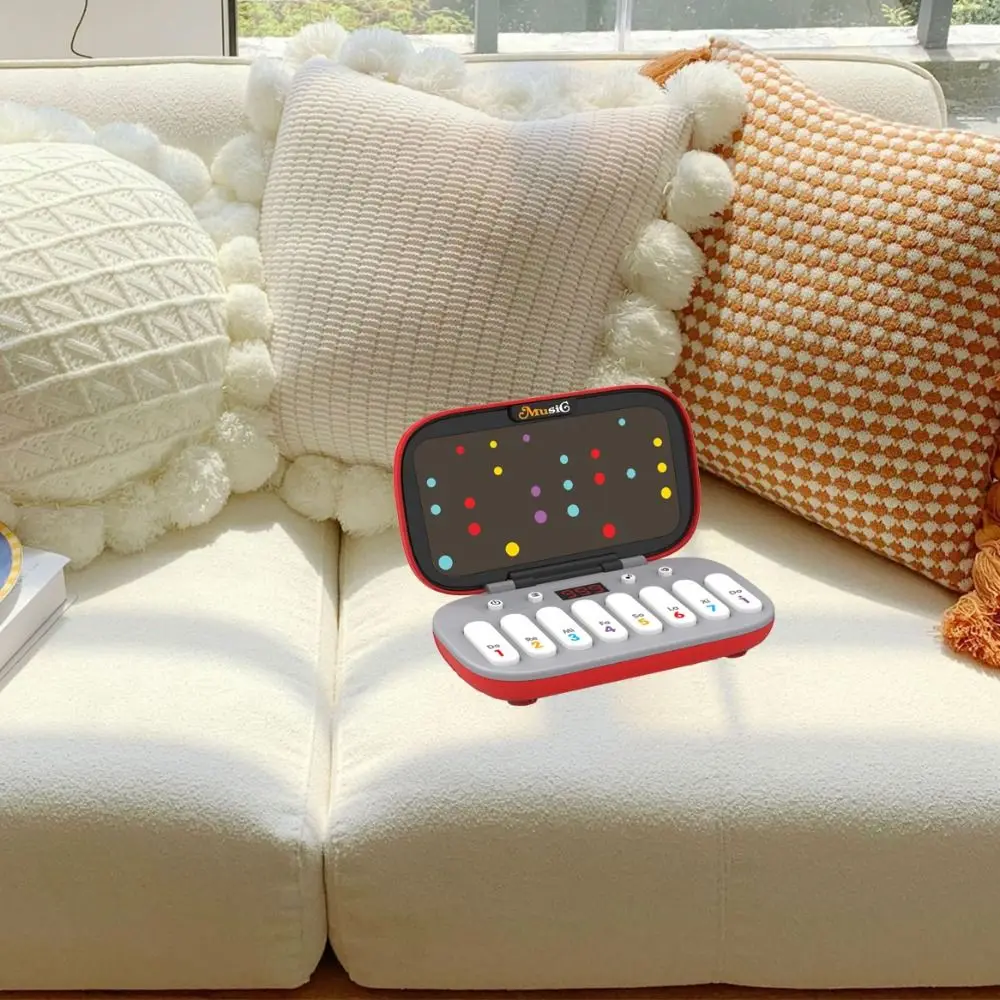 เปียโนพกพาพลาสติกแบบพกพา มอนเตสซอรี่ เสียงดนตรี คีย์บอร์ดอิเล็กทรอนิกส์ขนาดเล็ก ของเล่นเสริมพัฒนาการด้านดนตรี ของขวัญ