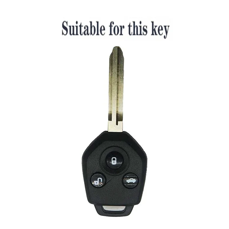 3 Button Silicone Car Remote Key Case Cover Accessories for Subaru Legacy Tribeca Impreza Forester Xv Protect Keychain Shell Fob