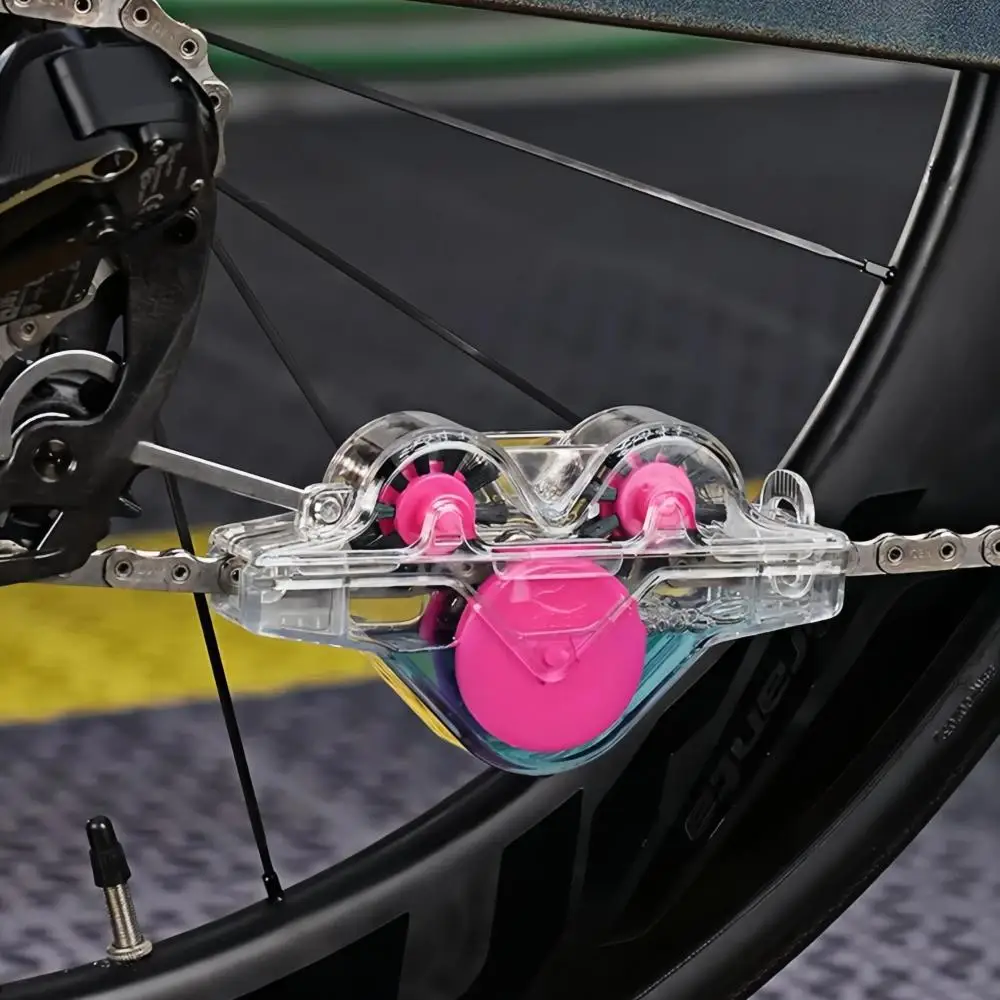 Fahrradkettenreiniger Fahrrad-Schrubber Waschgerät MTB Rennrad Frosch-Kettenreiniger Praktisches Fahrrad-Reinigungsset Fahrradzubehör – Detail 1