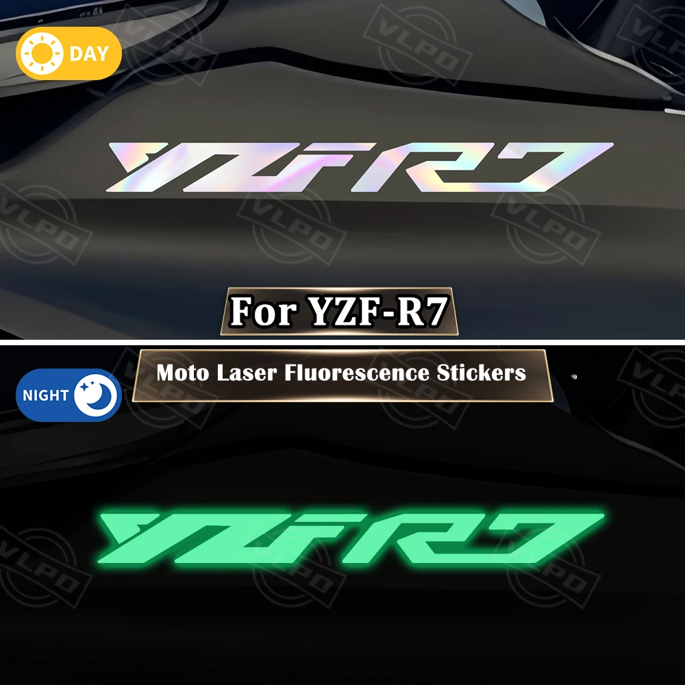 

For Yamaha YZF R7 YZFR7 YZF-R7 2022 2023 2024 Accessories Motorcycle Laser Stickers Waterproof Decals