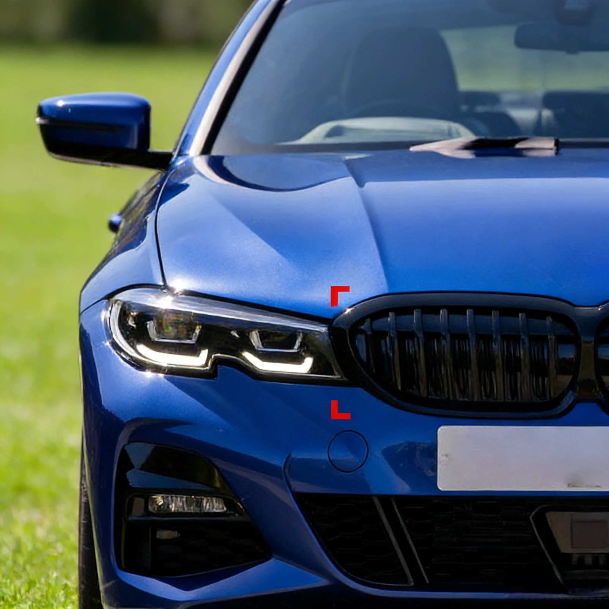 

1 шт. автомобильный передний бампер, однолинейная решетка радиатора, сетчатая решетка с отверстием для камеры 51138072086 для BMW 3 серии G20 G21 2019-2022