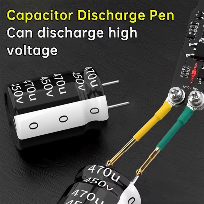 N91R-2PC Capacitor Discharge Pen AC/DC Switching Power Supply Repair Discharge Maintenance Tool