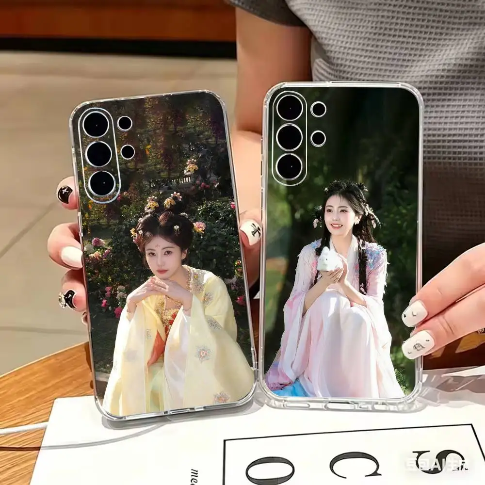 B-Bai LuThe First Jasmine drama Ye Li  Clear TPU Soft Case Phone Case For Samsung S 25,24,23,22,30,21,10,9,Ultra,Plus,Lite,FE,4,