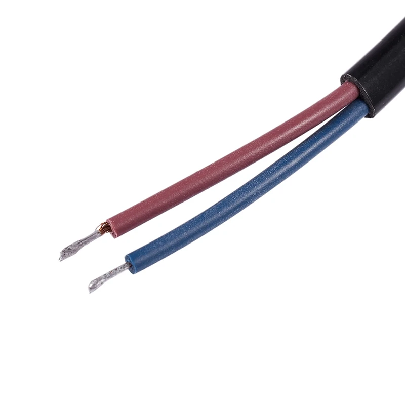 4X الولايات المتحدة التوصيل 1.8 متر سلك الطاقة تشغيل/إيقاف زر التبديل AC110V 3A AC250V 6A أسود