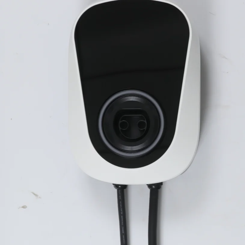 

wall mount ev charger electric car charger wallbox 32a dc ev charger wallbox type 2 gun 4.3in screen 32a 7 kw