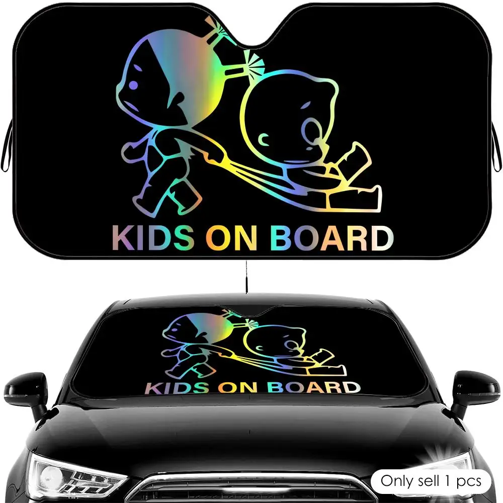 

Солнцезащитный козырек для автомобиля «Малыш в машине» на лобовое стекло, защита от УФ-излучения, теплоизоляция, универсальный солнцезащитный экран