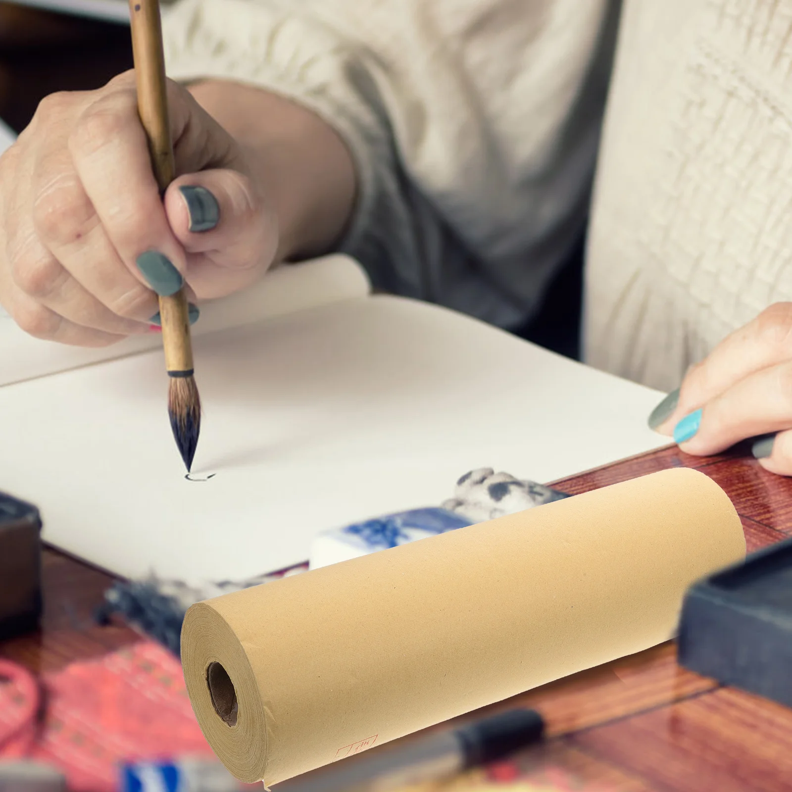 

Calligraphy Brush Paper Retro Breasted Painting for Chinese Letter Caligraphy Student