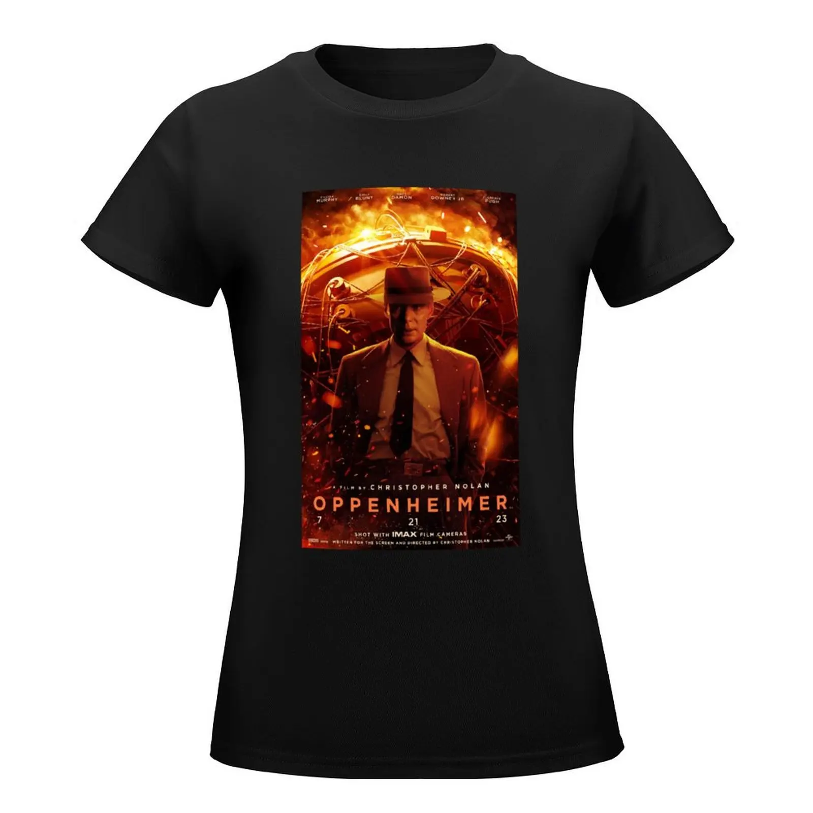 New Top Oppenheimer T-Shirt Blouse Aesthetic clothing tshirts woman