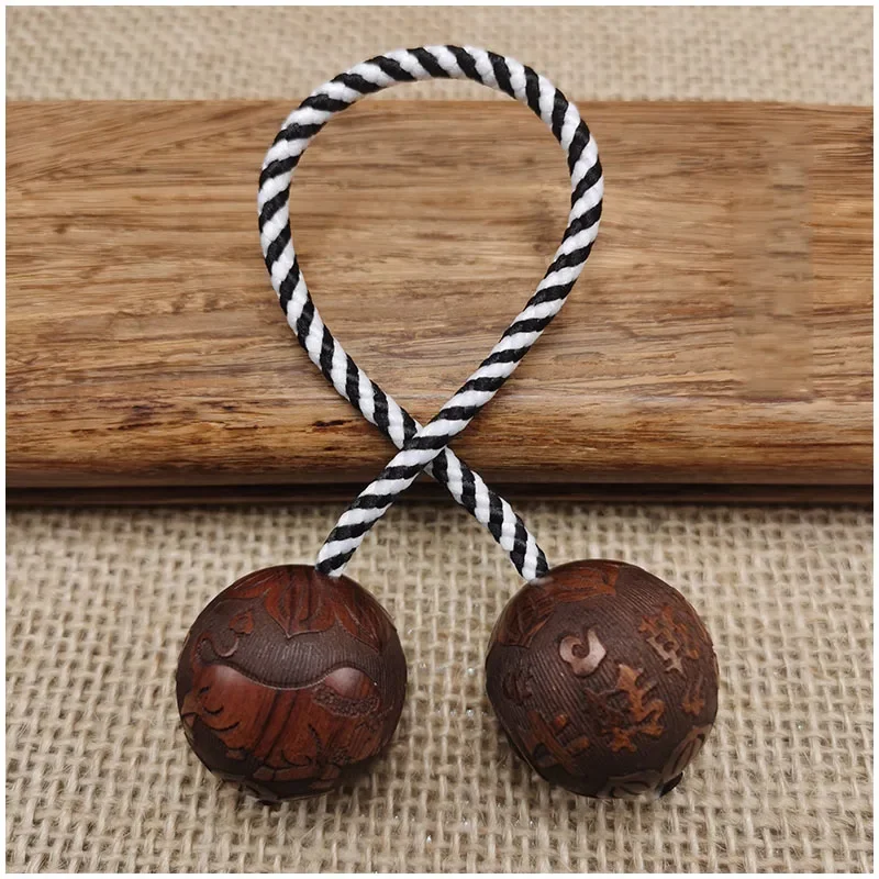 RosFrederick Baole Begleri Hand Play, perles de décompression, artefact de doigt, exercice Yo-Yo dos