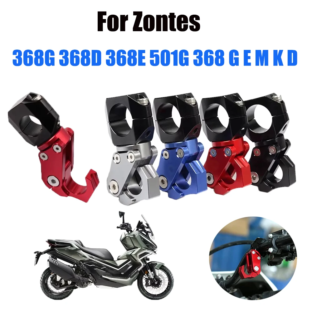 

Motorcycle Accessories Handlebar Helmet Hook Storage Bag Hook Bottle Hanger Holder For Zontes 368G 368D 368E 501G 368 G E M K D