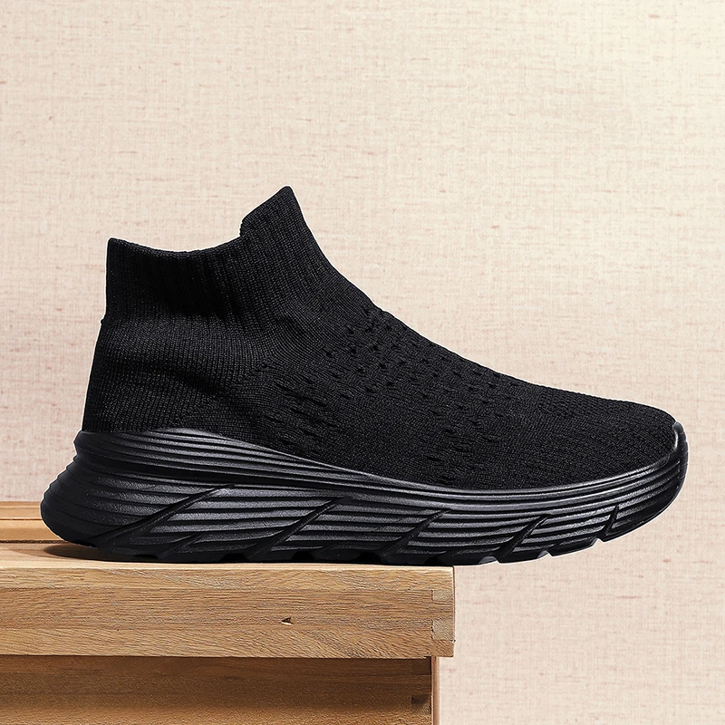 Men Running Walking sock Shoes Fashion Casual Sneakers Breathable Sport shoes Lightweight Men Sneakers Casual Shoes