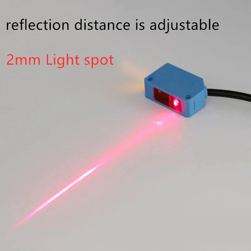 BG-20N BG-40N Small points light Focused reflection detection 200/400mm distance adjustable 2mm spot photoelectric sensor