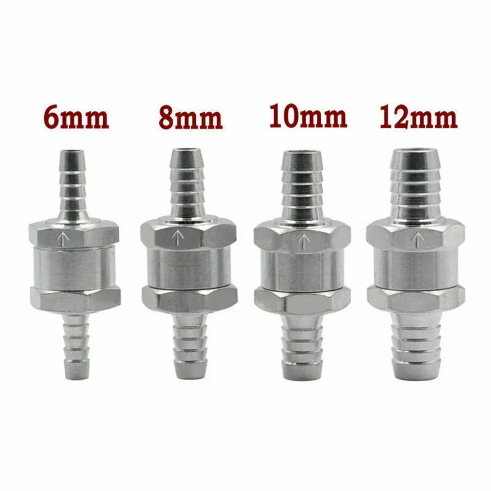 Check Valve Non Return Valve Single Way Inline 6/8/10/12mm Fuel Air Water Pipe Tube Hose One-way Valve Fuel One-way Check Valve