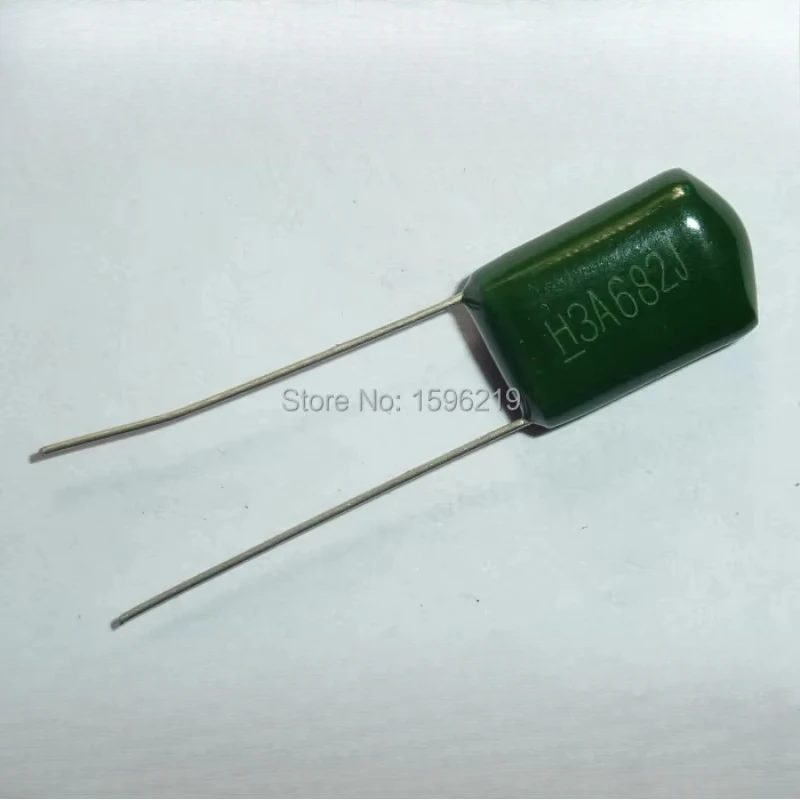 

50 шт/200 шт. майларовый пленочный конденсатор 1000 В 3A682J 6800pF 6,8nF 3A682 5% 1 кВ полиэфирный пленочный конденсатор