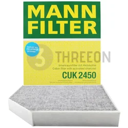 MANN FILTER CUK2450 Cabin Filter For PORSCHE Macan 2.0T 2.9T AUDI A4 (8K B8) A5 Cabriolet Q5 (8R) 8K0819439A 8K0819439B