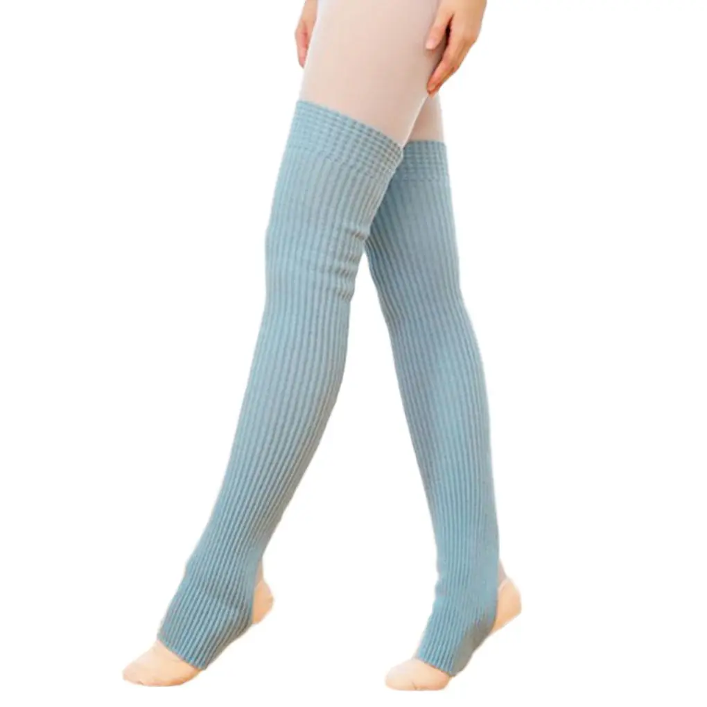 Adult Children Ballet Dance Socks Knitting Yoga Warm Latin Leggings Over-knee Stockings Hoseiry