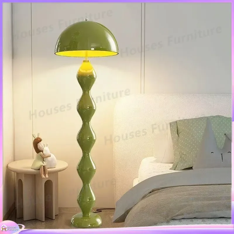 For Cream Mushroom Floor Lamp Nordic Living Room Sofa Decor Vertical Standing Light Luxury Ins Style Internet Celebrity