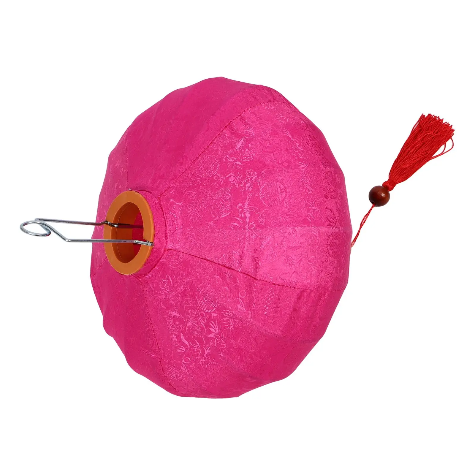 

Retro Lanterns Vietnamese Hanging Decorative Pink Fabric Large Cloth Solar Lights Outdoor Wedding Festivals