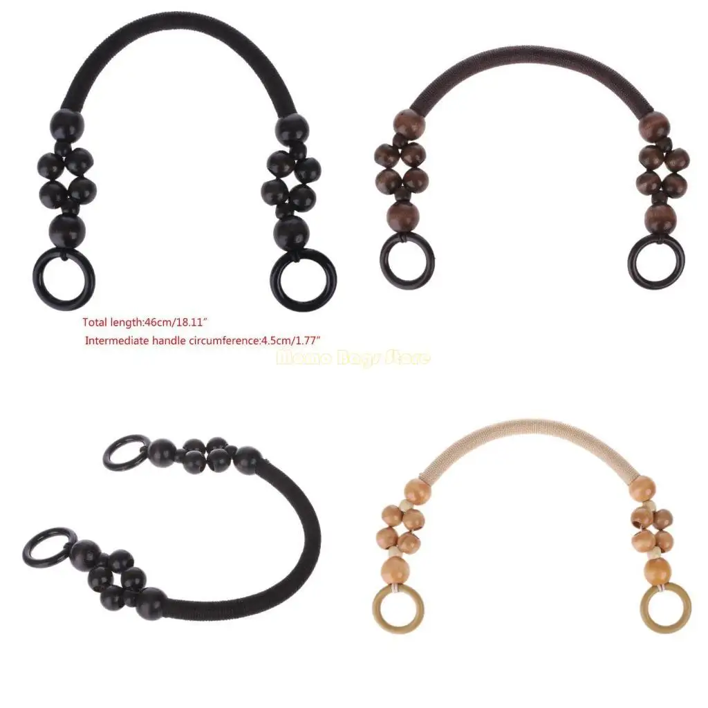 X90D خشب حبل حبل حبل حزام حزام حزام الكتف لاستبدال DIY حقيبة يد