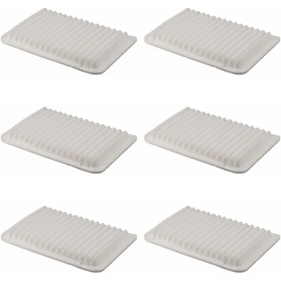 

Воздушный фильтр двигателя, 6 упаковок, высокопроизводительная замена для Toyota Camry 2.4L 20072009 2.5L 20102017, улучшенная эффективность двигателя и