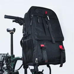 JKlitepro Large Capacity Elite Outdoor Backpack For Brompton Bag With Usb Port For Brompton Travel Front Bag