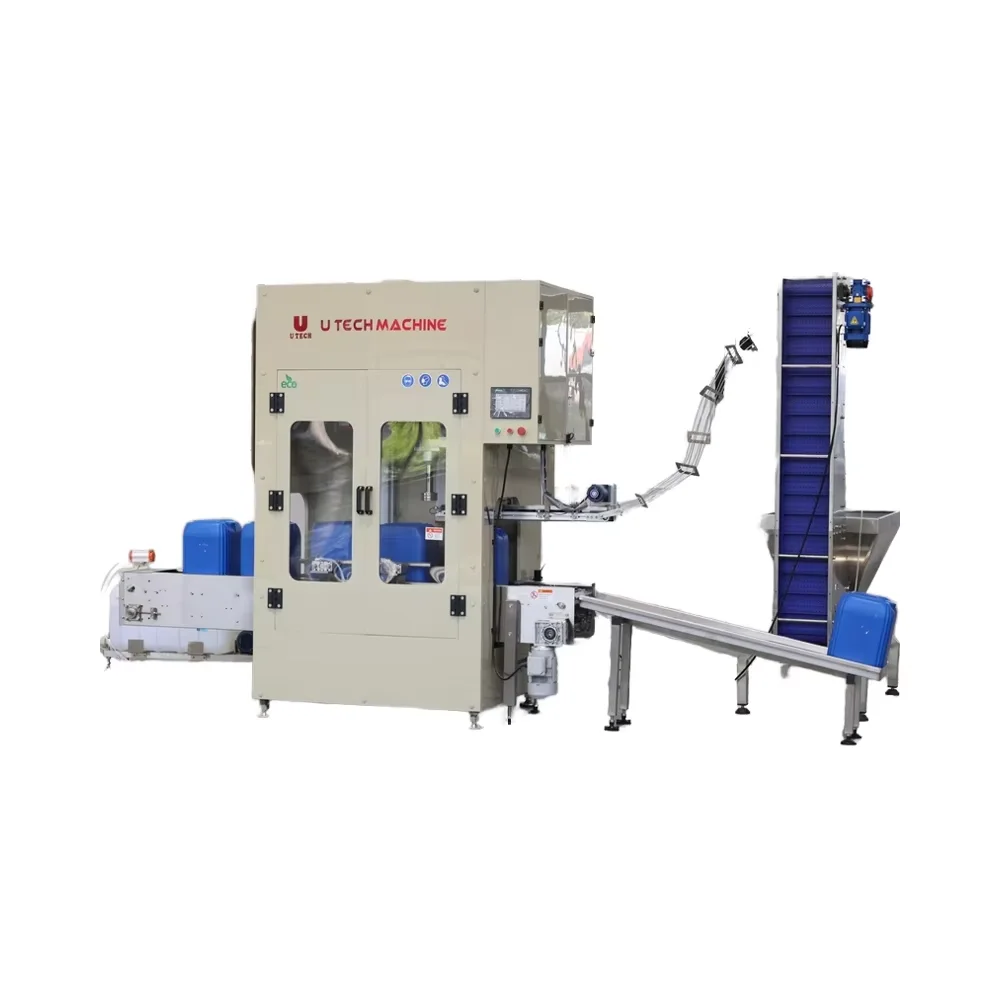 Automatyczna maszyna do napełniania i zamykania płynów o pojemności 20 litrów z pojedynczą głowicą