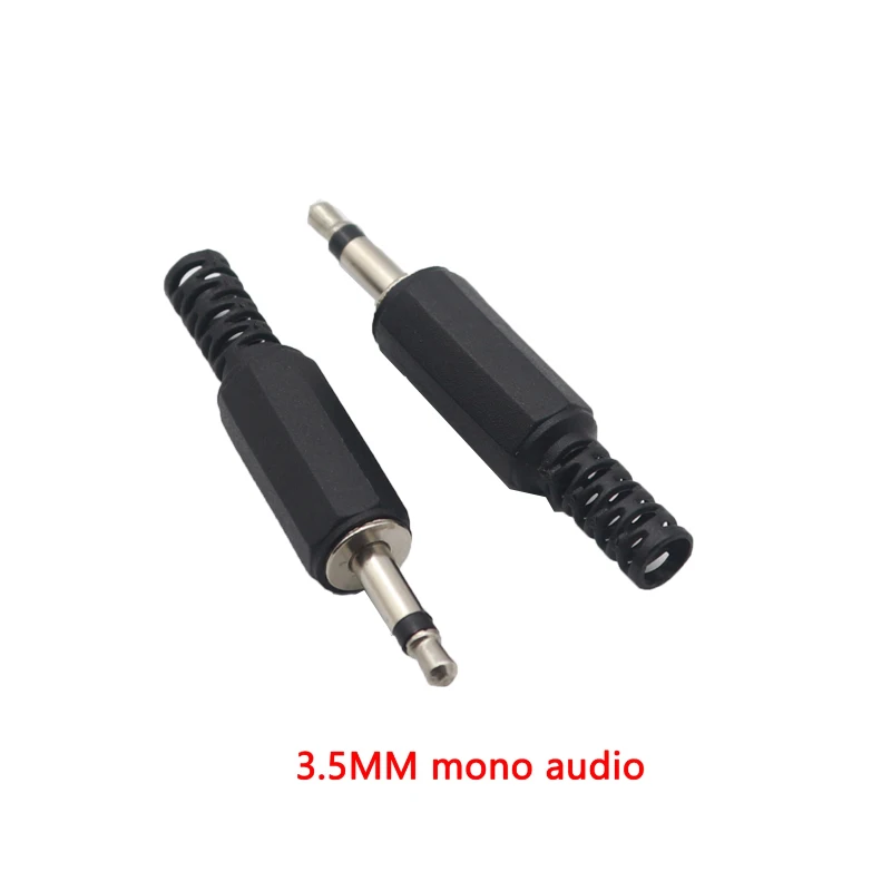 【10PCS】3.5mm 2/3/4 Pole mono Audio Connectors Jack Plug Headphone Male Adapter 3.5mm jack plug 3.5 Male Plug Wire Terminals H10