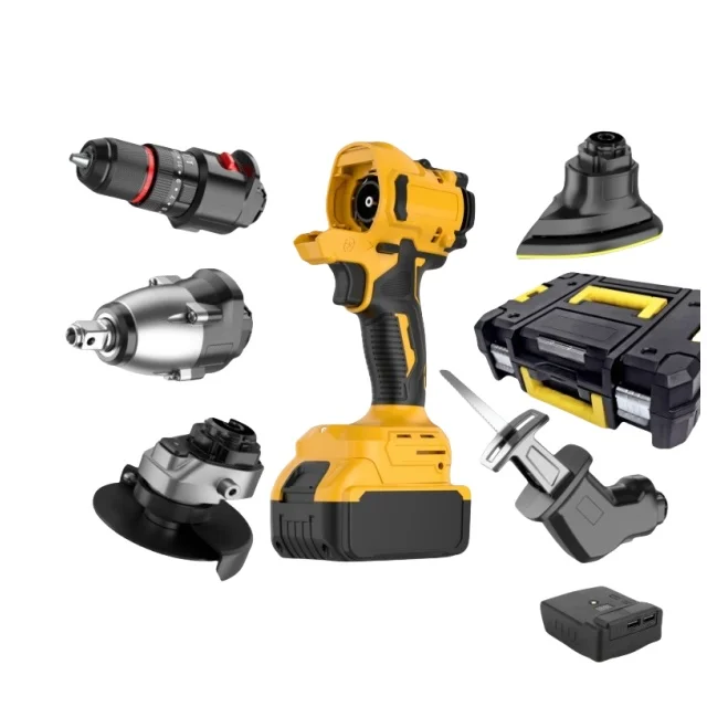 Multi-function rechargeable power tool set, household tool set, lithium battery universal treasure