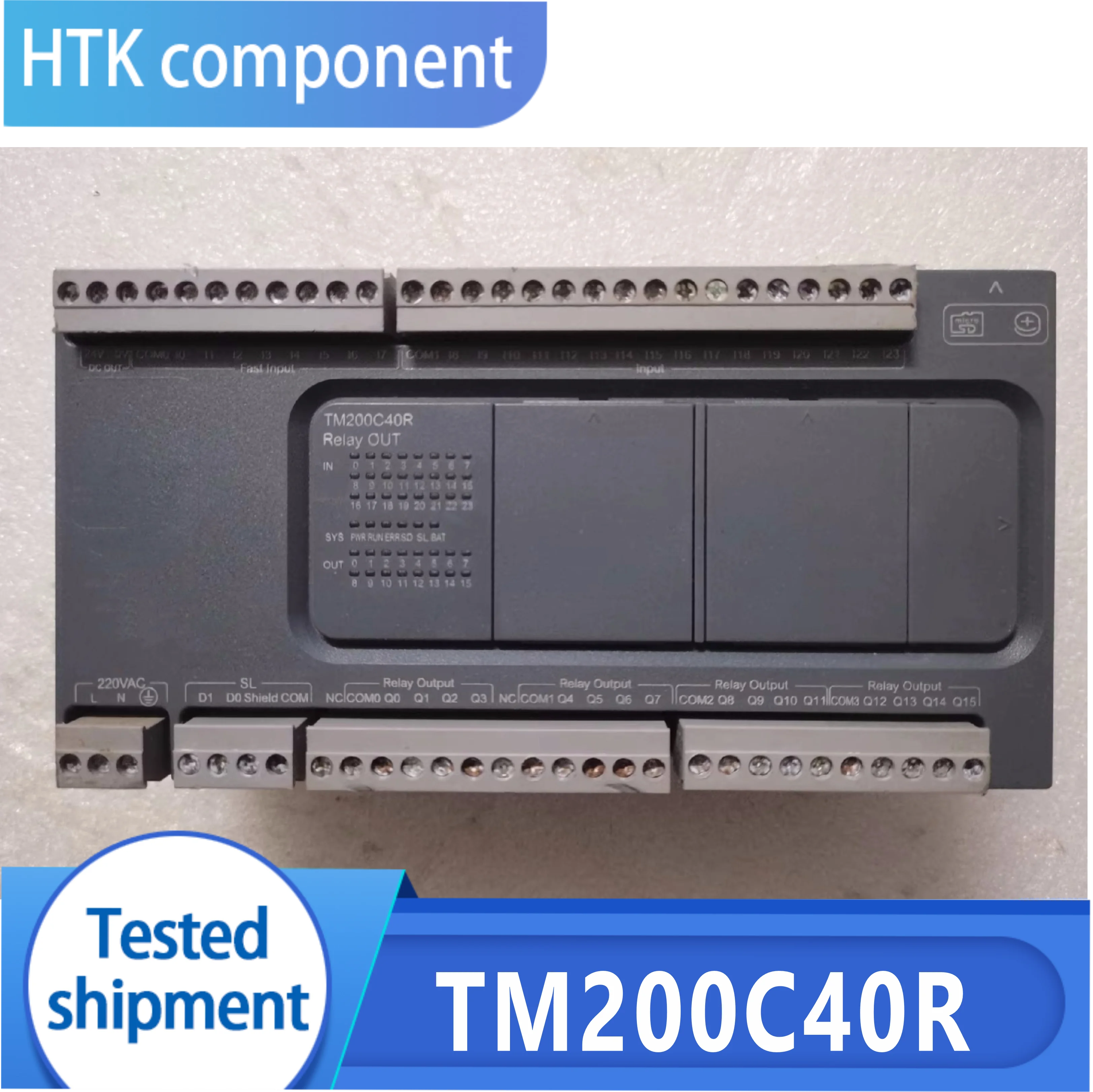 Pengendali PLC asli baru TM200C40R