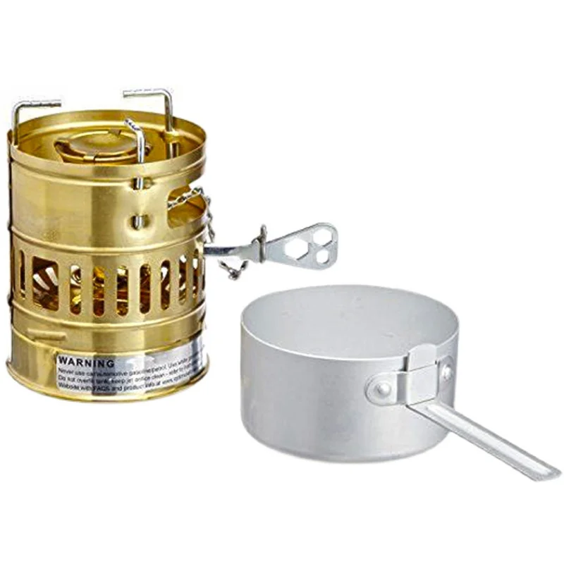 

Self-pressurized outdoor camping brass oil stove