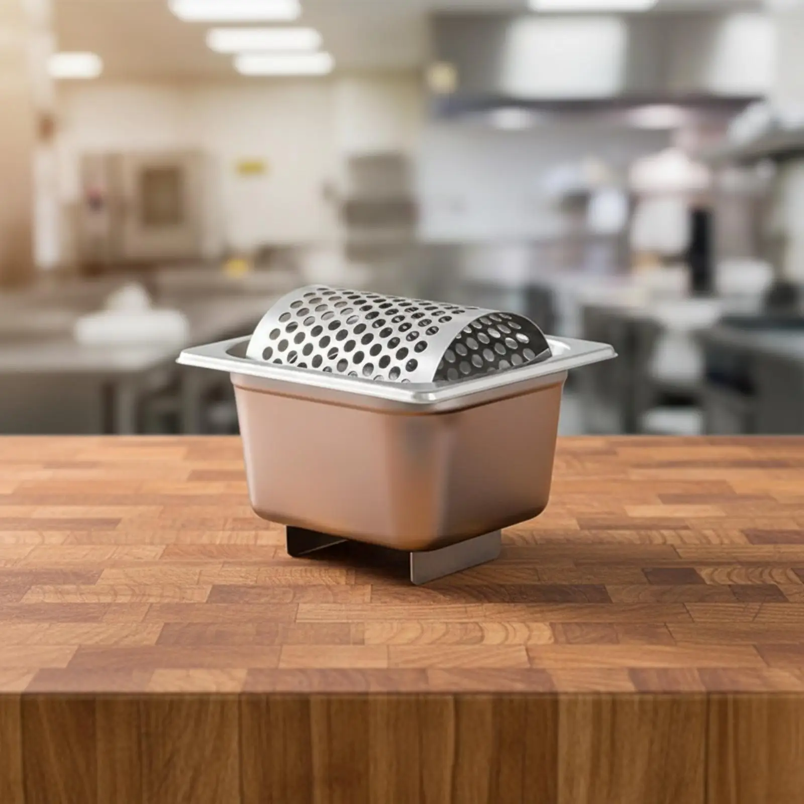 Perforated Butter Roller Tool Stainless Steel Tray for Even Spreading on Toast Bread and Breakfast Prep