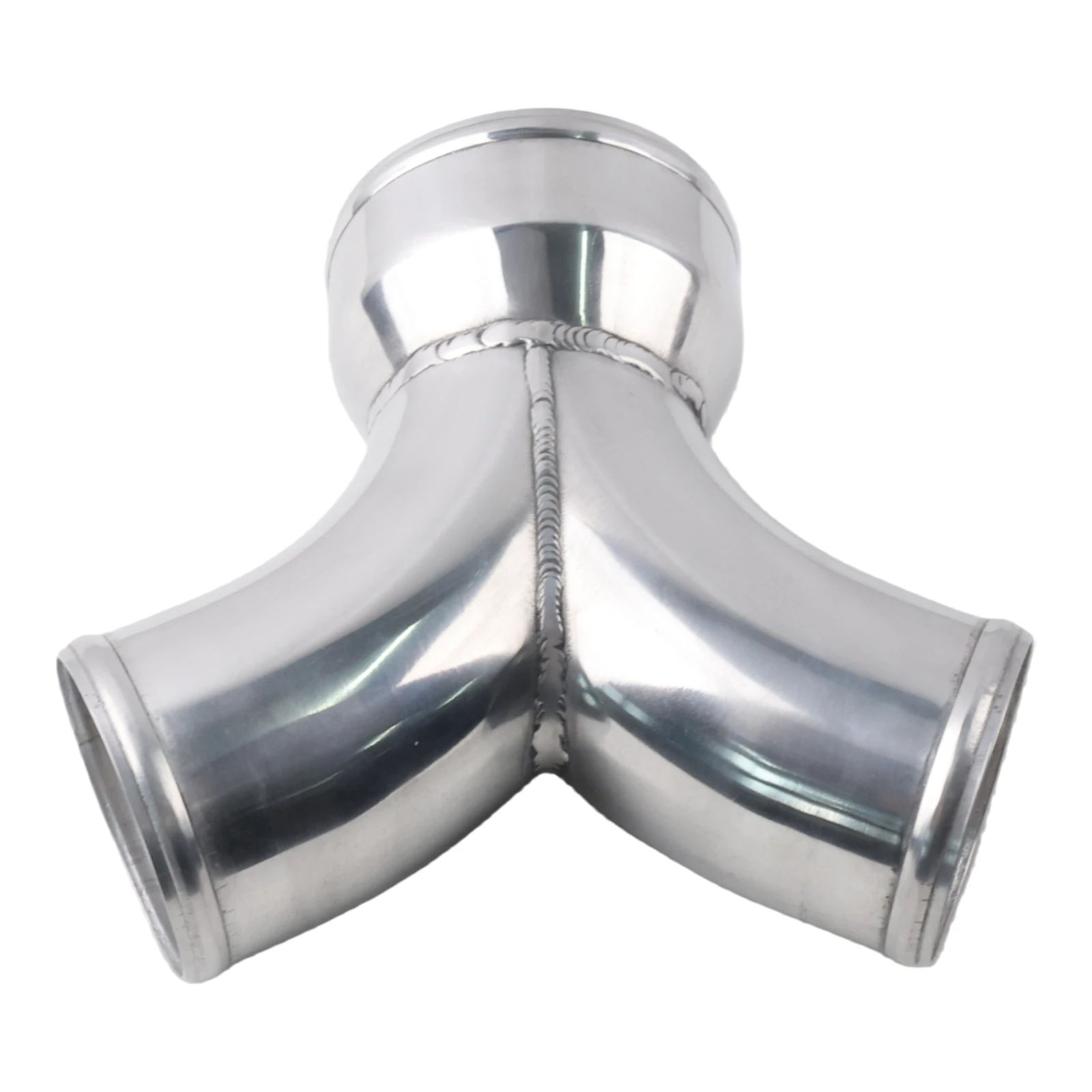 Doppel-Luftansaugrohr 3" bis 4" Aluminium Y-Verteilerrohr für Twin-Turbo-Ladeluftkühler-Verrohrung