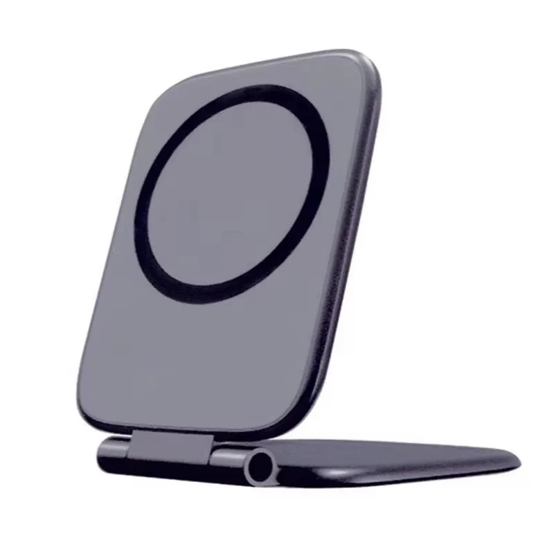 Soporte para teléfono en coche, magnético ultra delgado, plegable, soporte magnético fuerte, soporte para coche y escritorio 6