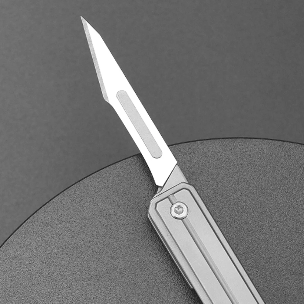 Mini Stainless Steel Surgical Knife Outdoor Camping Portable Open Box EDC Medical Knife with 10pcs Blades