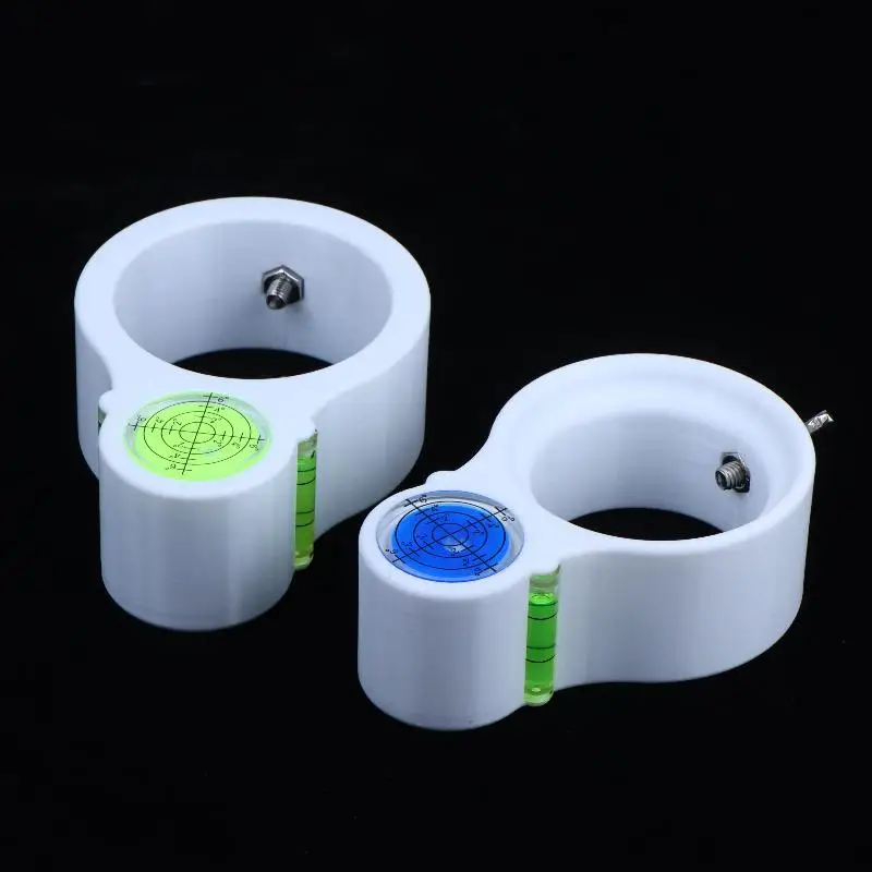 Durable Electric Drill Leveling Assistant ABS Circular Spirit Level Tool Easy Install for Construction Carpenter Repair Jobs