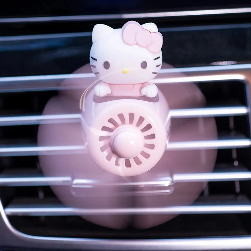 Sanrio Accesiories Hello Kitty Car Small Plane Fragrance Car Decoration Accessories Kawaii Outlet Air Freshener New Hot Sale