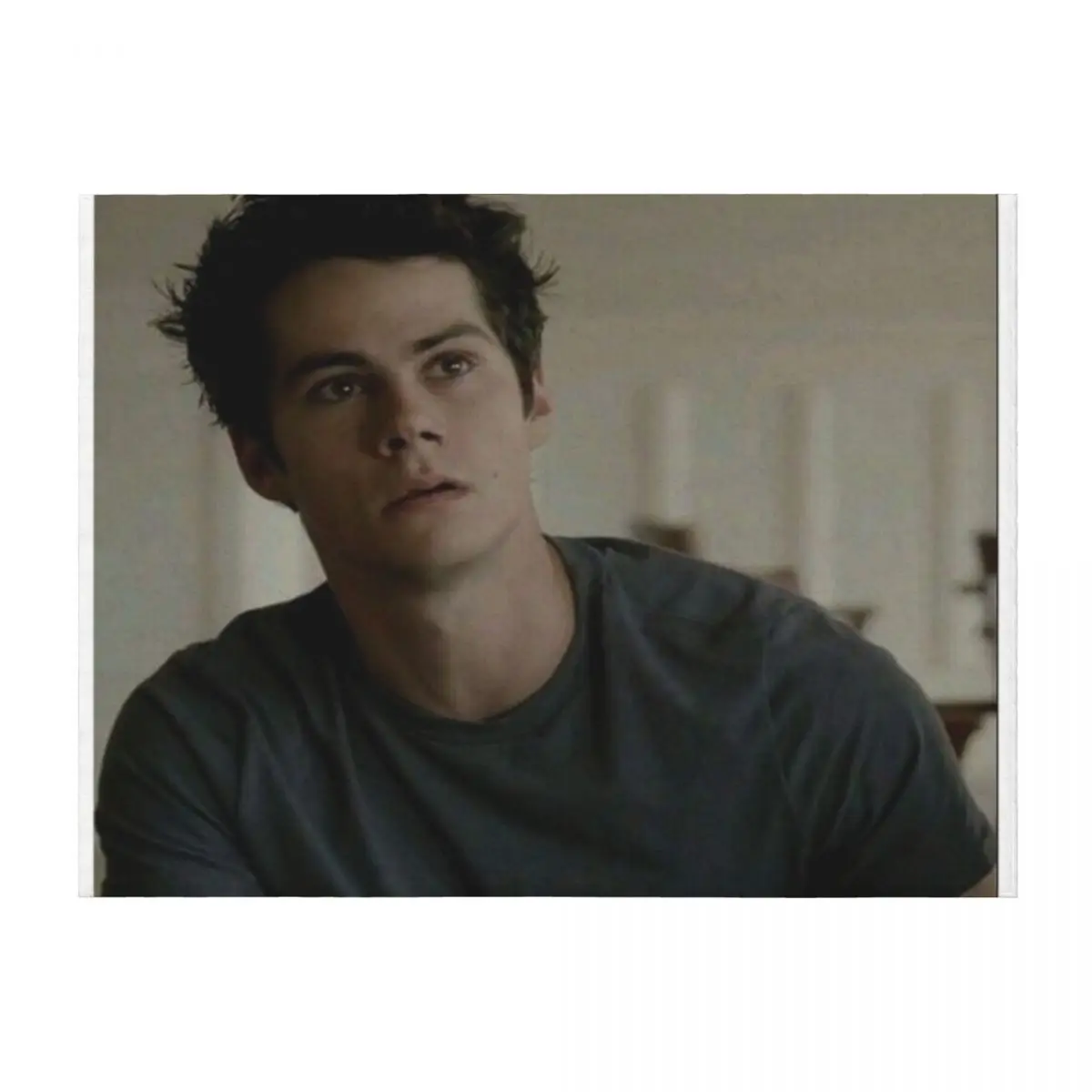 

Stiles Stilinski Throw Blanket Luxury Brand warm for winter Custom Hair Blankets