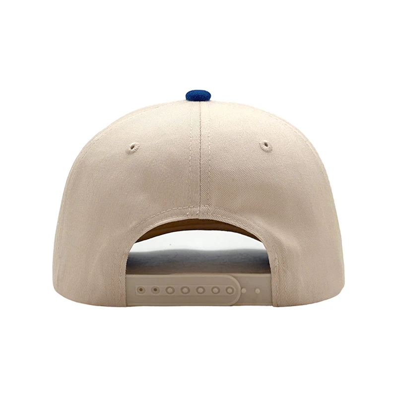 Custom Logo 5-Panel Baseball Cap - DIY Print/Embroidery, 1pc Customizable Two-Tone Snapback Hat for Men Women
