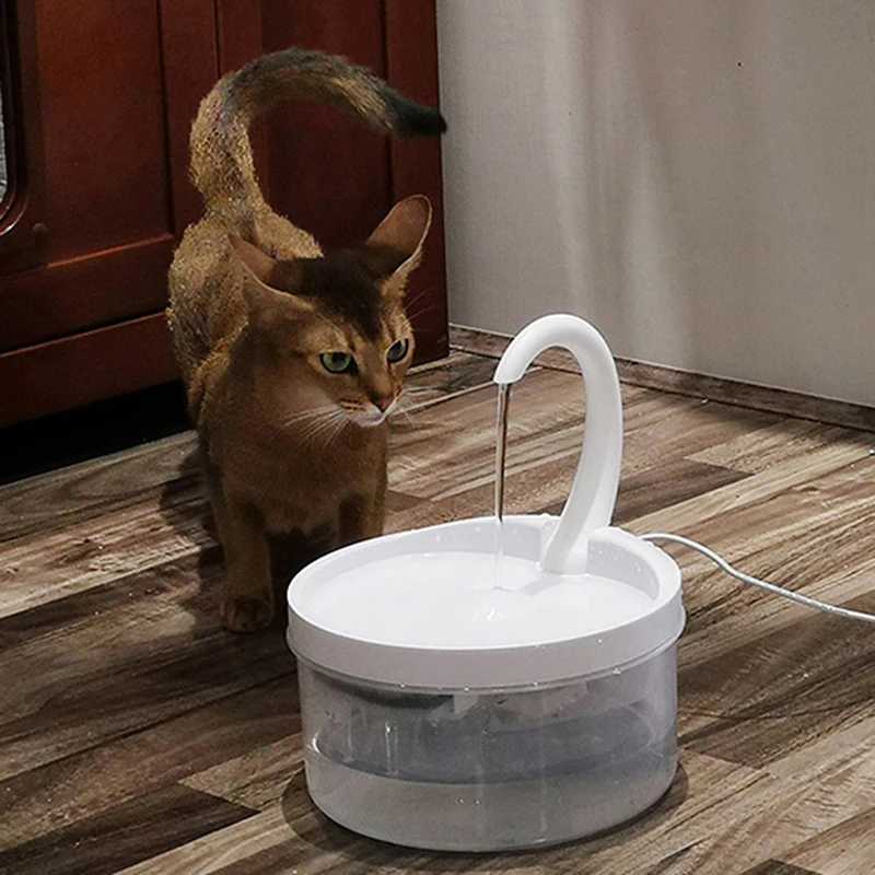 Intelligent Cat Drinking Water Fountain Automatic Circulating Water Dispenser Silent Water Filtration With Night Vision