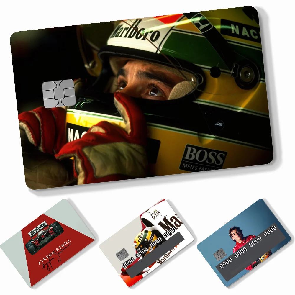 1-шт-f1-formula-1-a-ayrton-s-senna-наклейки-для-карт-4-шт-ПВХ-наклейки-для-кредитных-карт-съемная-самоклеящаяся-защитная-пленка