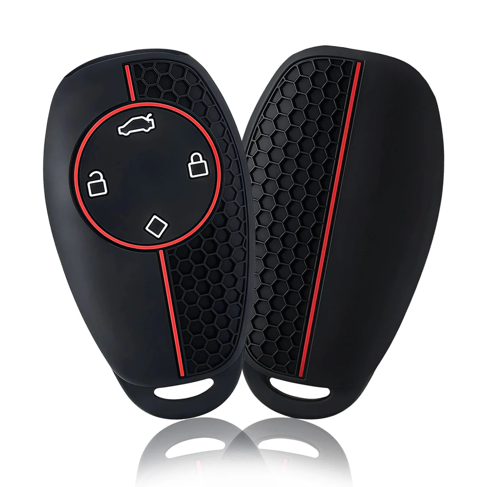 4 Button Silicone Remote Car Key Case Holder Keychain key ring For Zero run t03 2022 c11 s01 C01 Key Case Accessories