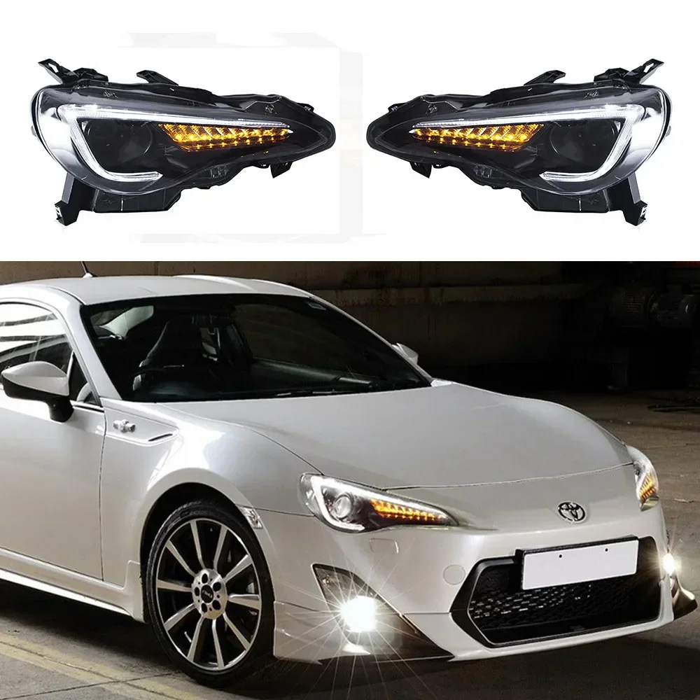 Car Led Headlights Modified Headlamp Assembly Fit For Toyota GT86 2012-2022 & For Subaru BRZ 2013-2022 Auto Lighting Systems