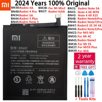 Xiao Mi Original Battery For Xiaomi Mi Redmi Note 3 K3 3S 3X 4 4X 4A 5 6 5A 6A 7 Mi5 Mi 4C 5X Mi6 K30 Poco F2 Plus Pro Batteries