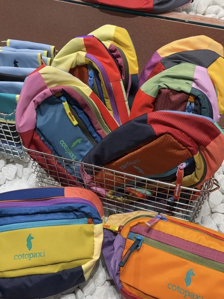 Riñonera Deportiva Impermeable de Nailon Cotopaxi Americano, Bolso de Hombro para Parejas, Bolso de Hombro Individual Color C...